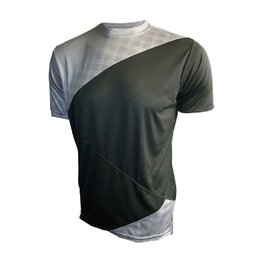 HAVEN Koszulka kolarska z krótkim rękawem - MOUNTAIN - czarny/szary