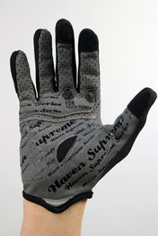 HAVEN Kolarskie rękawiczki z długimi palcami - SOLAR LONG - czarny