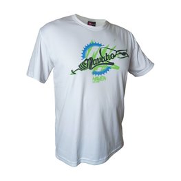 HAVEN Koszulka kolarska z krótkim rękawem - NAVAHO SHORT - biały/czarny