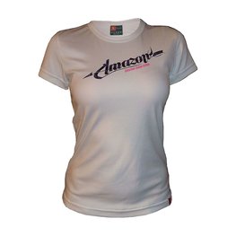 HAVEN Koszulka kolarska z krótkim rękawem - AMAZON SHORT - biały/fioletowy