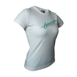 HAVEN Koszulka kolarska z krótkim rękawem - AMAZON SHORT - biały/zielony