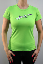 HAVEN Koszulka kolarska z krótkim rękawem - AMAZON SHORT - zielony/biały