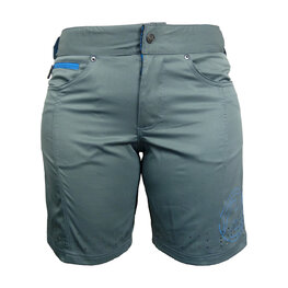 HAVEN Krótkie spodnie kolarskie bez szelek - AMAZON LADY - szary/niebieski