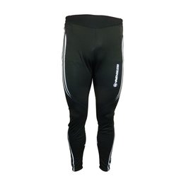 HAVEN Długie spodnie kolarskie bez szelek - ISOLEERA - czarny/biały