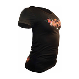 HAVEN Koszulka kolarska z krótkim rękawem - AMAZON II SHORT - czarny/czerwony