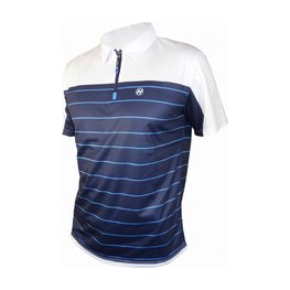 HAVEN Koszulka kolarska z krótkim rękawem - CITYR-ID - niebieski/biały