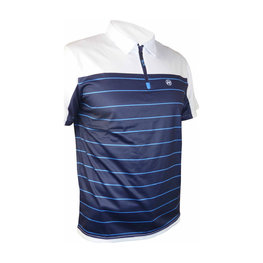 HAVEN Koszulka kolarska z krótkim rękawem - CITYR-ID - niebieski/biały