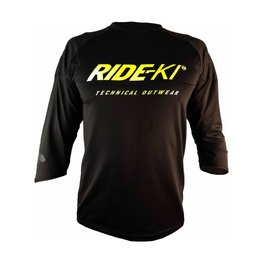 HAVEN Koszulka kolarska z krótkim rękawem - RIDE-KI - czarny/zielony