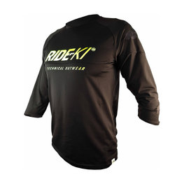 HAVEN Koszulka kolarska z krótkim rękawem - RIDE-KI - czarny/zielony