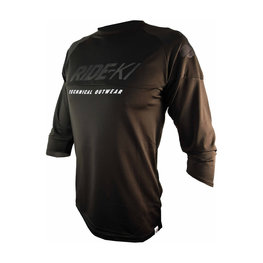 HAVEN Koszulka kolarska z krótkim rękawem - RIDE-KI - czarny