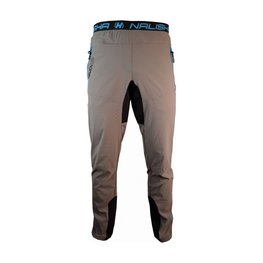 HAVEN Długie spodnie kolarskie bez szelek - NALISHA LONG - szary/niebieski