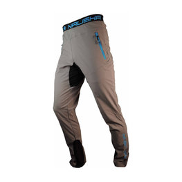 HAVEN Długie spodnie kolarskie bez szelek - NALISHA LONG - szary/niebieski