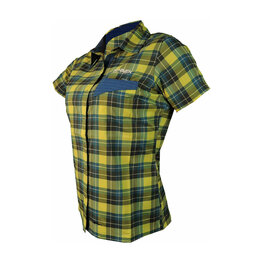 HAVEN koszula - AGNESS SLIMFIT - niebieski/żółty