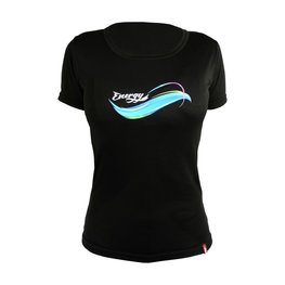 HAVEN Koszulka kolarska z krótkim rękawem - ENERGY SHORT - czarny/niebieski