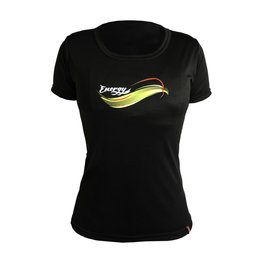 HAVEN Koszulka kolarska z krótkim rękawem - ENERGY SHORT - czarny/zielony