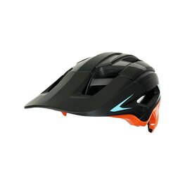 HAVEN Kask kolarski - TRAILMAG - czarny/niebieski/pomarańczowy