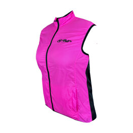 HAVEN Kamizelka kolarska - FEATHERLITE BREATH - różowy/czarny