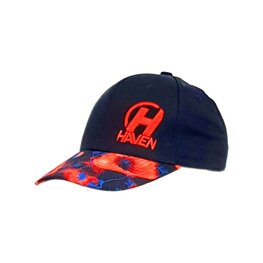 HAVEN Czapka kolarska - FULLFIT - czerwony/czarny