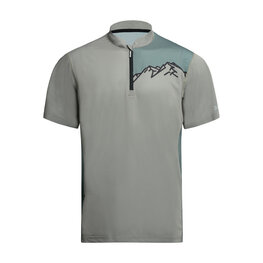 HOLOKOLO Koszulka kolarska z krótkim rękawem - ADVENTURE - zielony