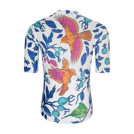 HOLOKOLO Koszulka kolarska z krótkim rękawem - SPARROVER - biały/kolorowy