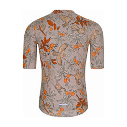 HOLOKOLO Koszulka kolarska z krótkim rękawem - SPARROVER - brązowy