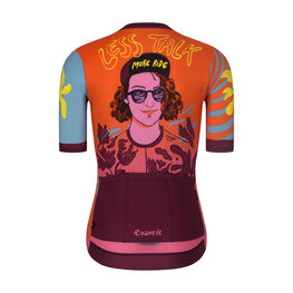 RIVANELLE Koszulka kolarska z krótkim rękawem - LESS TALK - czerwony/kolorowy