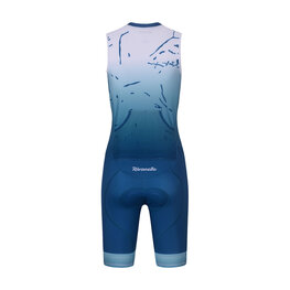 RIVANELLE Kombinezon kolarski - SNIPP - biały/turkusowy