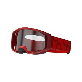IXS Okulary kolarskie - TRIGGER CLEAR GOGGLE - czerwony