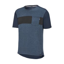 IXS Koszulka kolarska z krótkim rękawem - KIDS FLOW X - niebieski