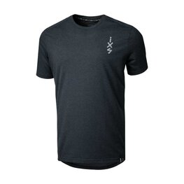 IXS Kolarska koszulka z krótkim rękawem - FLOW 1.0 TECH TEE - czarny