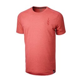 IXS Kolarska koszulka z krótkim rękawem - KIDS FLOW 1.0 TECH TEE  - czerwony