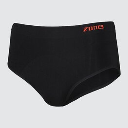ZONE3 Bokserki - SEAMLESS SUPPORT BRIEFS - czarny