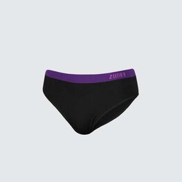 ZONE3 szorty - SEAMLESS BRIEFS - czarny