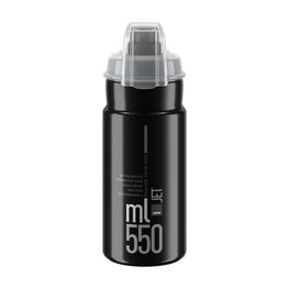 ELITE Bidon kolarski - JET PLUS 550 - czarny/szary