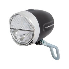 LONGUS światło przednie - FRONT 1W - czarny