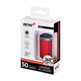 INFINI światło tylne - TRON - czarny