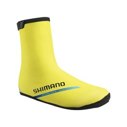 SHIMANO Kolarskie ochraniacze na buty rowerowe - XC THERMAL - żółty