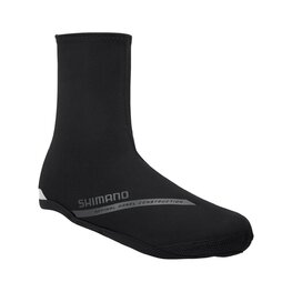 SHIMANO Kolarskie ochraniacze na buty rowerowe - DUAL SOFTSHELL - czarny