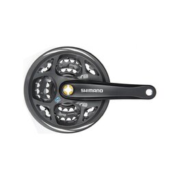 SHIMANO korby i tarcze - ALTUS M311 170mm 42/32/22 - czarny