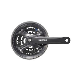 SHIMANO korby i tarcze - ACERA 175mm 42/32/22 - czarny