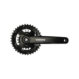 SHIMANO korby i tarcze - ALTUS MT101 75mm 36/22 - czarny