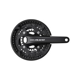 SHIMANO korby i tarcze - ALIVIO T4060 175mm 44/32/22 - czarny