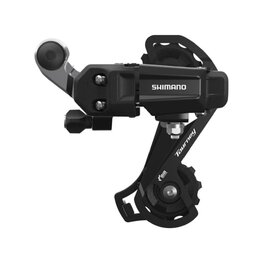 SHIMANO przerzutka - TOURNEY TY200GS - czarny