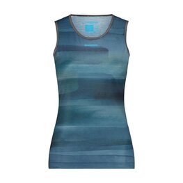 SHIMANO Kolarski bezrękawnik - VERTEX SL - niebieski