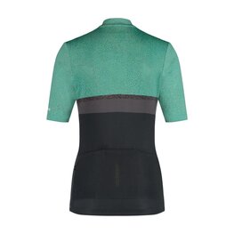 SHIMANO Koszulka kolarska z krótkim rękawem - SUMIRE - zielony/szary