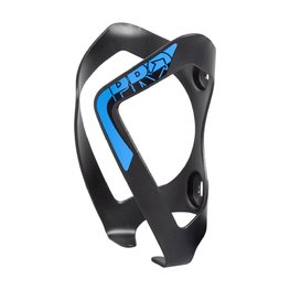 PRO Rowerowy uchwyt na bidon - AL BOTTLE CAGE - czarny/niebieski