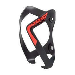 PRO Rowerowy uchwyt na bidon - AL BOTTLE CAGE - czarny/czerwony