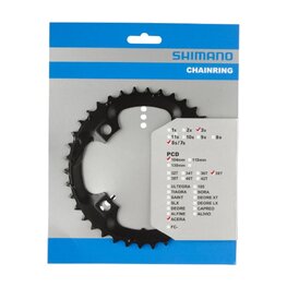 SHIMANO przekładnia - CHAINRING M361 38 - czarny