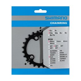 SHIMANO przekładnia - SLX M7000 24 - czarny
