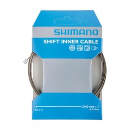 SHIMANO linka przerzutki - CABLE MTB/ROAD 1,2x2100mm - srebrny